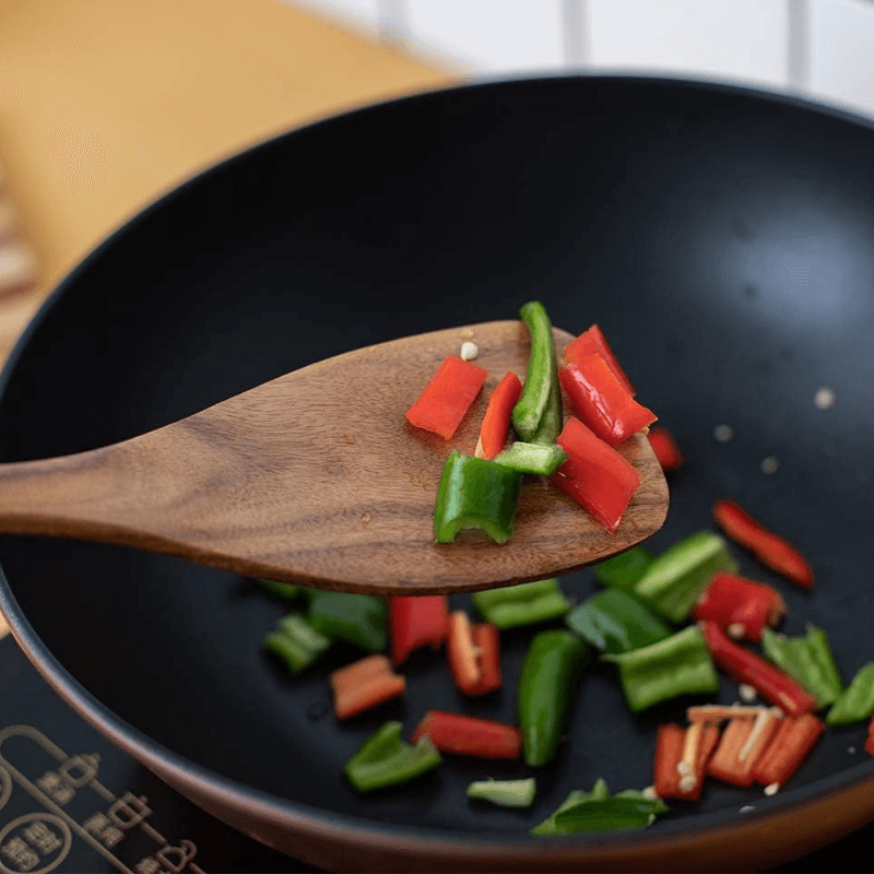 PurePrep™ Premium Teak Wood Utensils | 7-Piece Non-Toxic Set