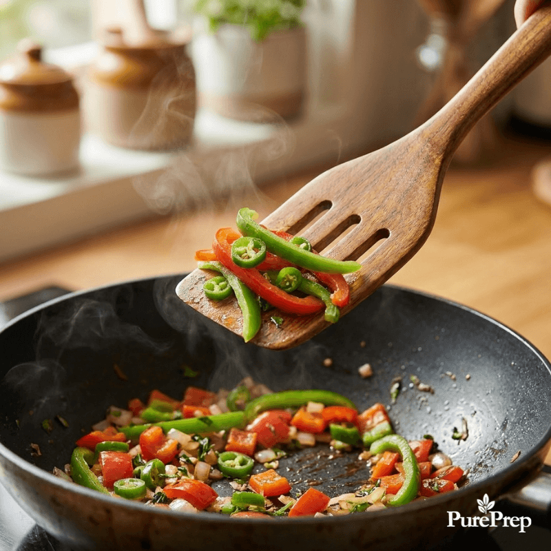 The PurePrep™ Teak Wood Set | 7 Premium Non-Toxic Utensils